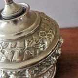 Antique brass lamp base
