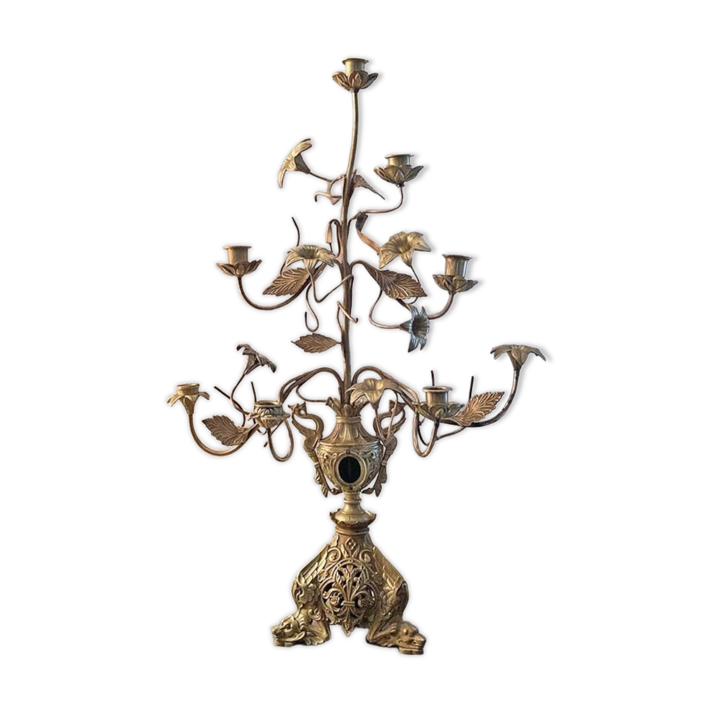 19th century church candlestick