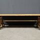 Table basse en laiton et travertin, époque Art Déco, 1930