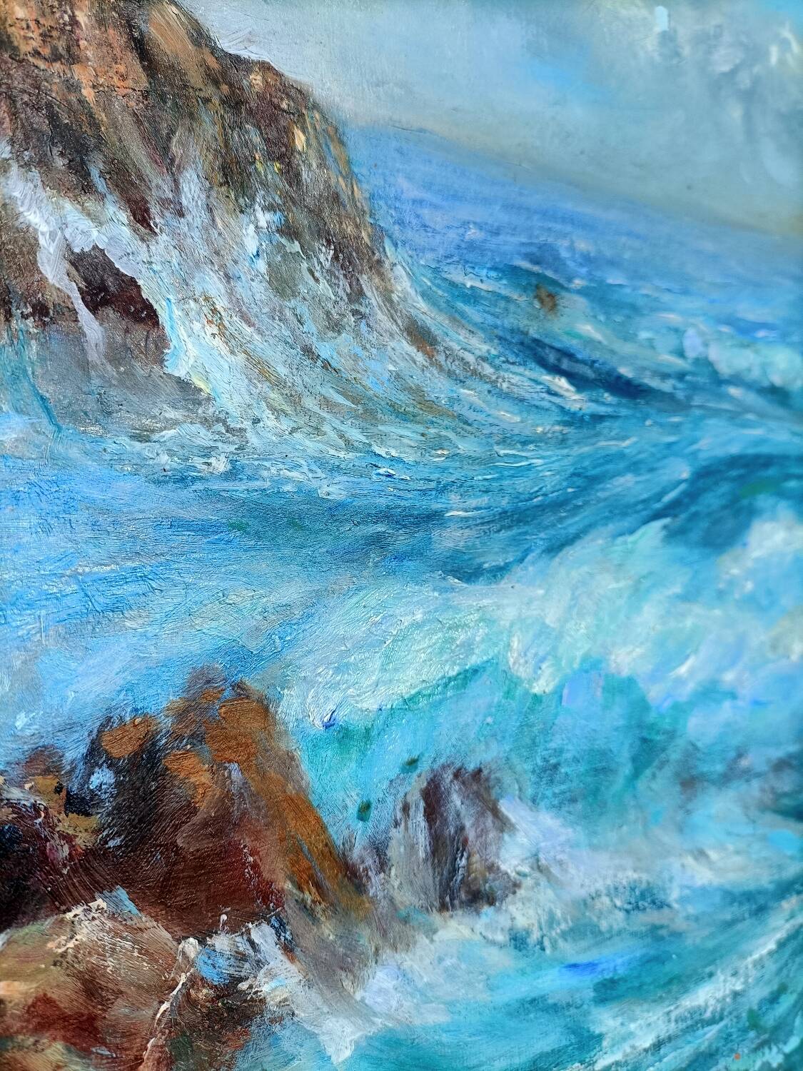 Painting/Canvas Rough Sea
