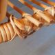 Table basse en rotin Audoux Minet /Capron 1950