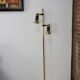 Brass floor lamp design by Sische 50-60 years