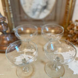 Old champagne glasses