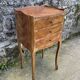 Meuble de chevet marqueté Louis XV