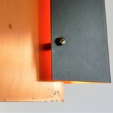 Vintage copper triangulire suspension