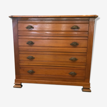 Commode Louis Philippe hêtre 1900