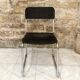 Lot de 4 chaises années 70 métal chromé