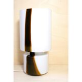 Large Italian glass table lamp.