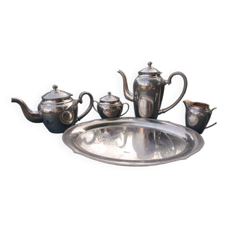 Metal tea set 20th century