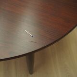 Round rosewood table, Danish design, 1970s, production: Denmark