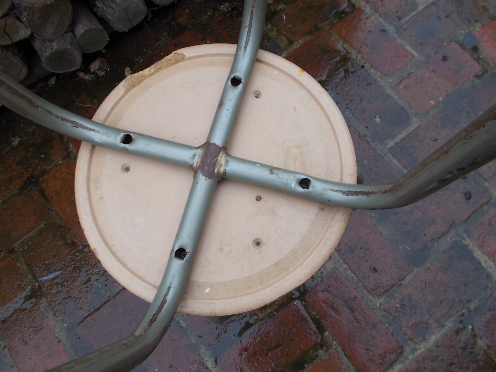 Pair of vintage Werzalit stools