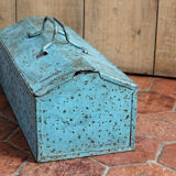 Vintage metal toolbox