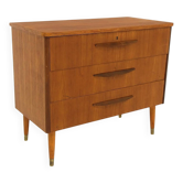 Scandinavian teak commode, Bröderna Gustavssons, Markaryd, Sweden, 1960