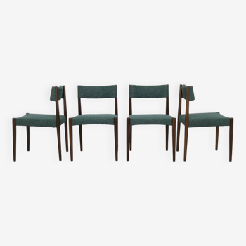 4 x Dining Chair in Rosewood by Aksel Bender Madsen for Bovenkampp, 1960s
