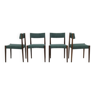 4 x Chaises de salle à manger en palissandre par Aksel Bender Madsen pour Bovenkampp, 1960