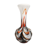 Vintage vase in polychrome blown glass
