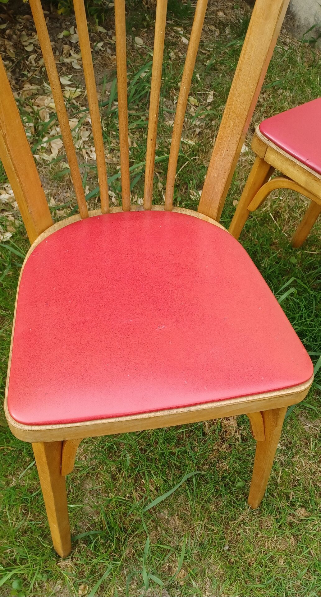 Pair of Baumann bistro chairs no. 12