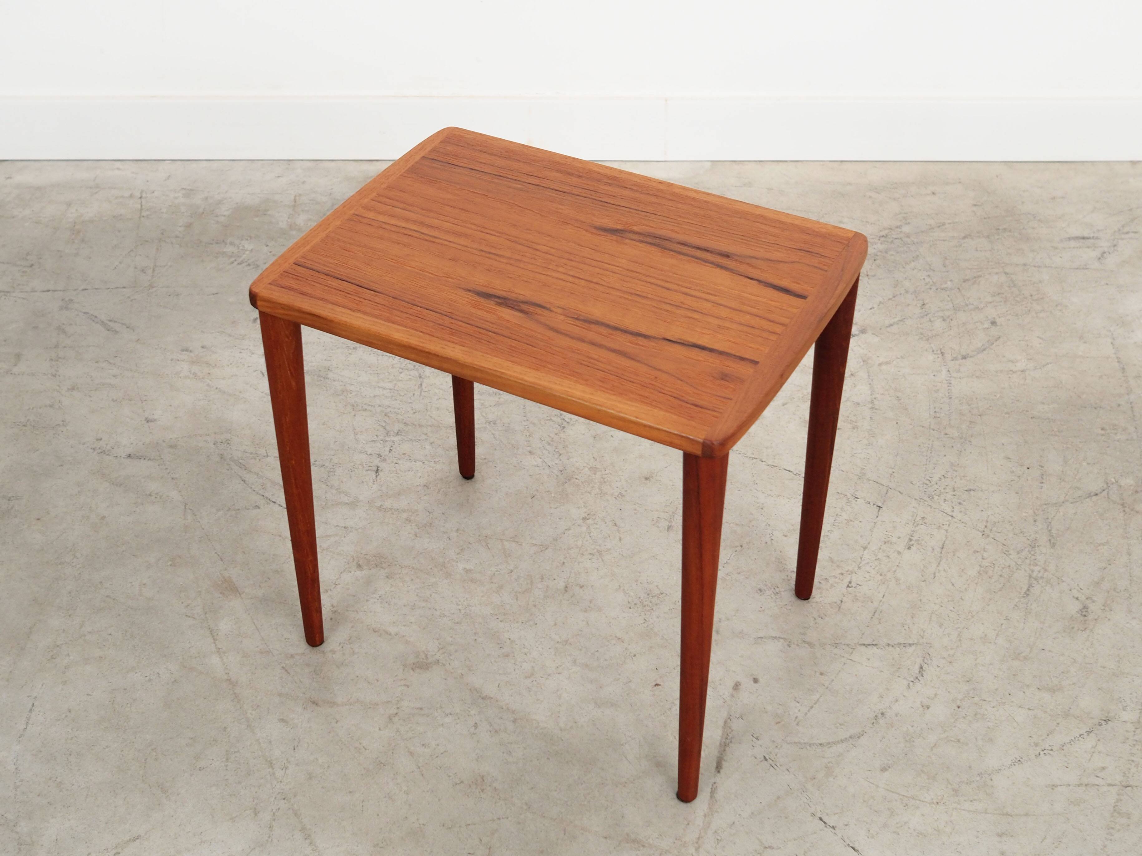 Teak coffee table, Danish design, 1970s, production: Denmark