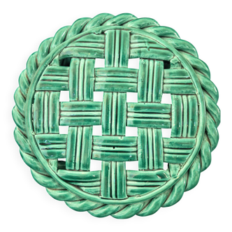 Varnished ceramic trivet Vallauris (A107-1)