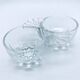 1960s Salt / Pepper Shaker Scallop Shell Molded Glass