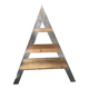 Étagère triangulaire plexiglass et bois