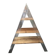 Étagère triangulaire plexiglass et bois