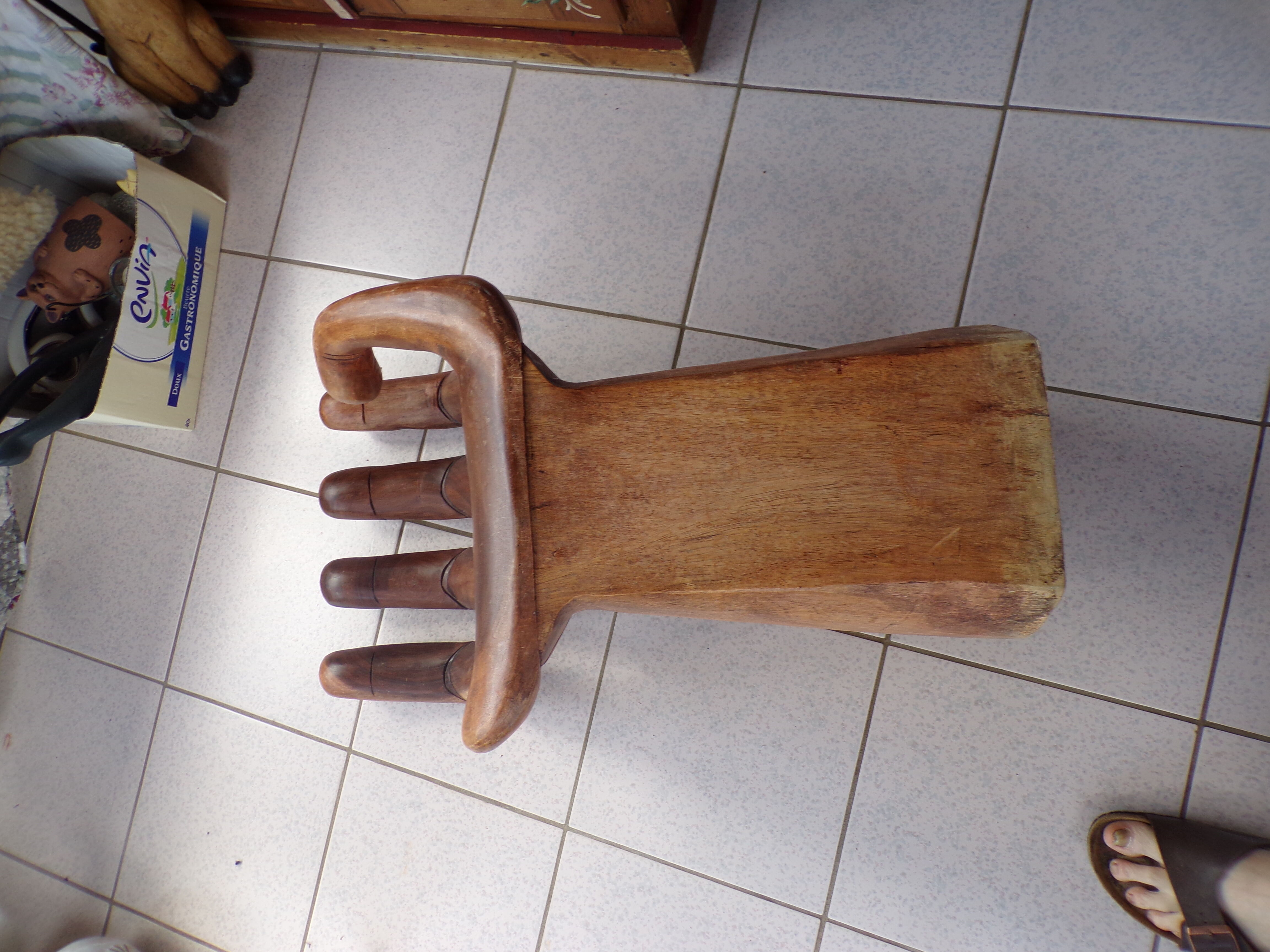 Buddha hand stool
