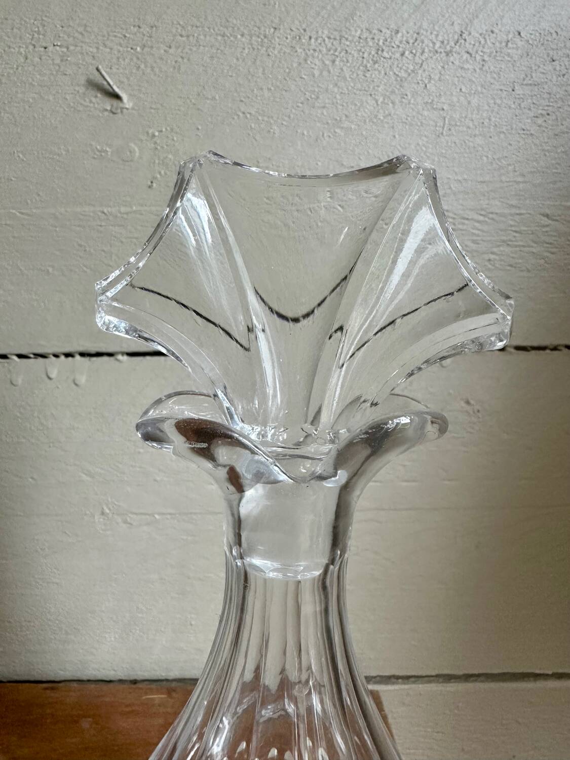 Small glass carafe