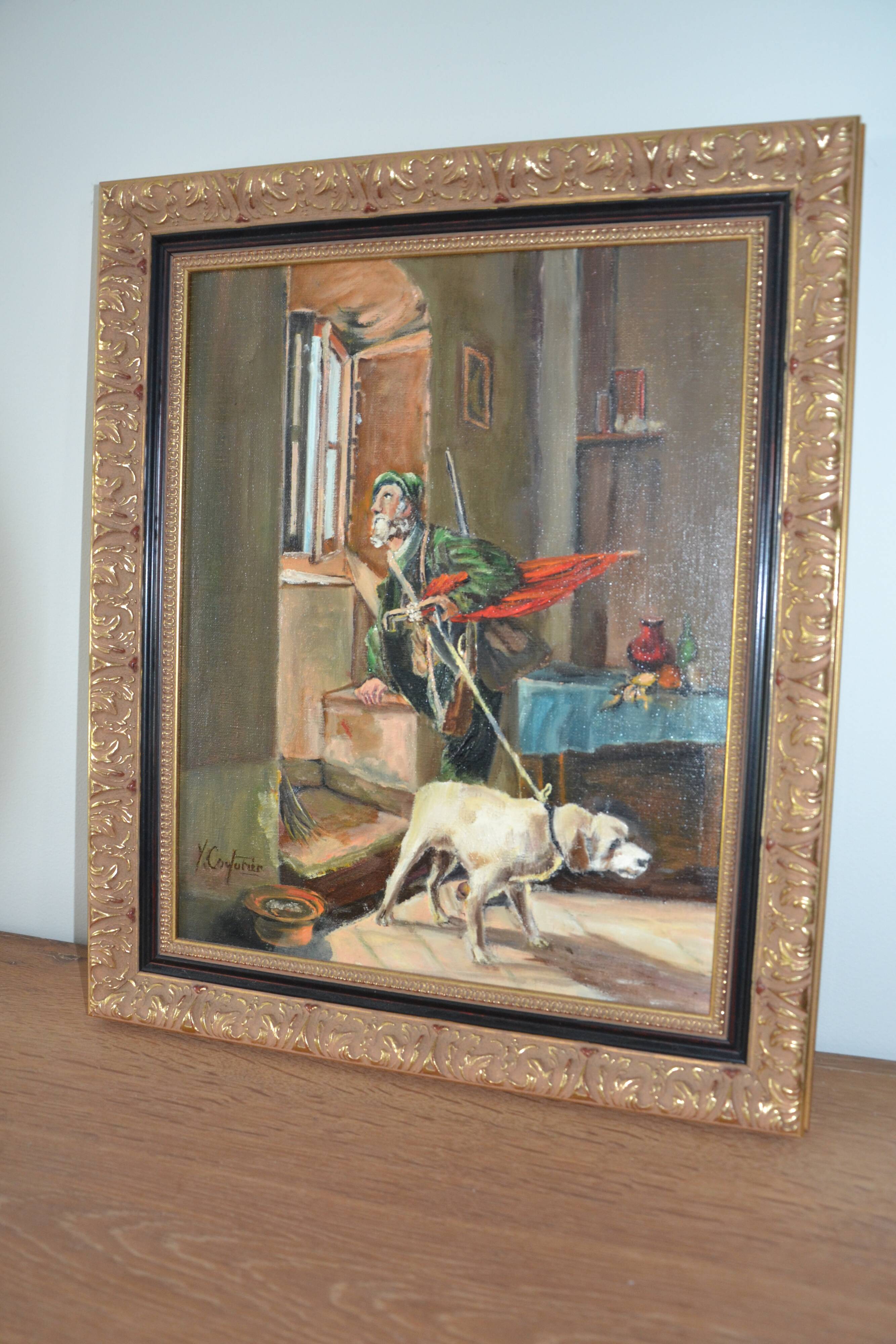 painting signed Couturier