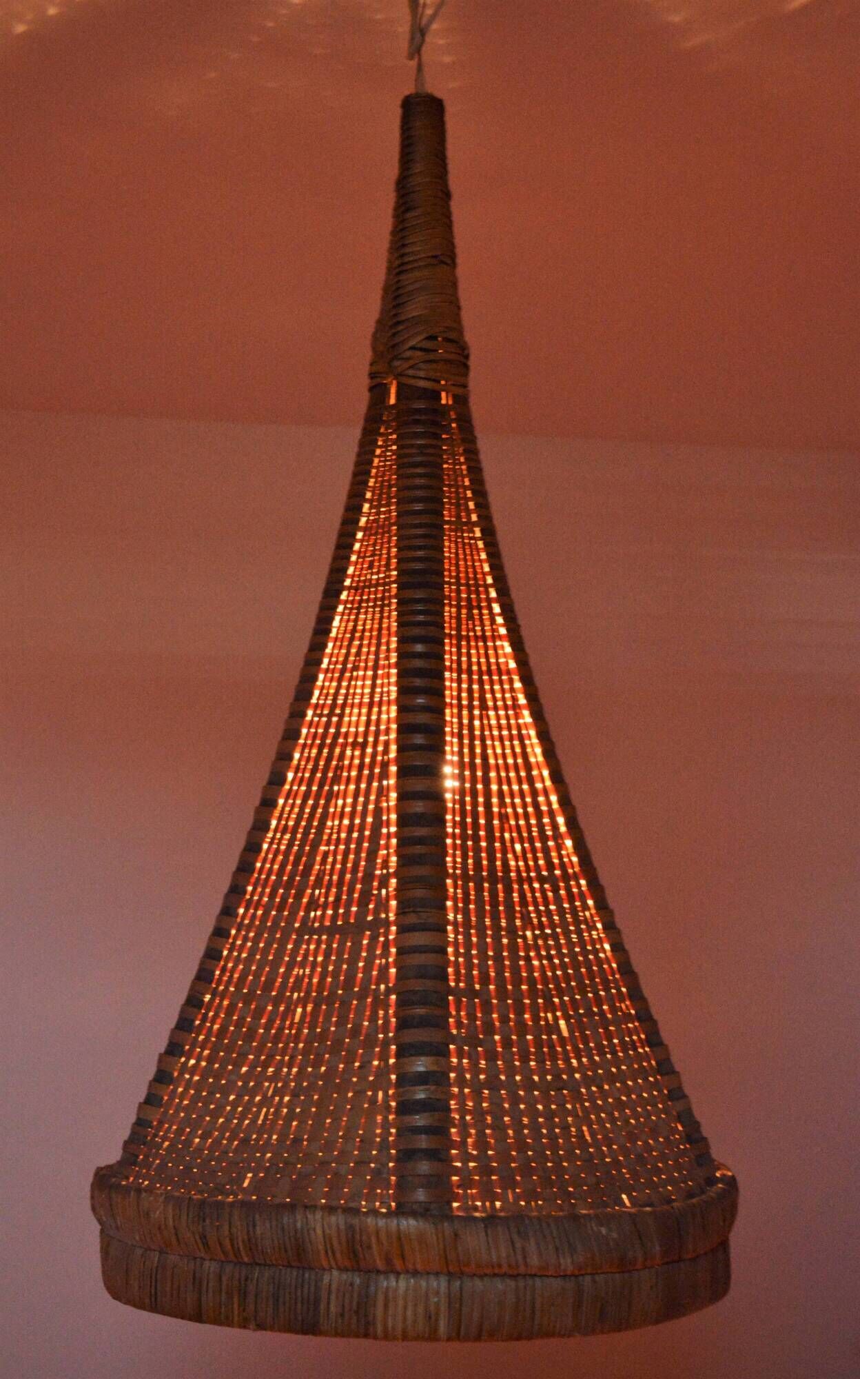 Rattan hanging lamp 60/70