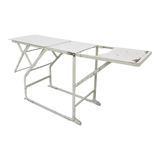 Industrial side table, hospital bed