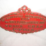 Enamelled plate contest fat calves 1987