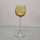 6 verres à vin ambrés en cristal