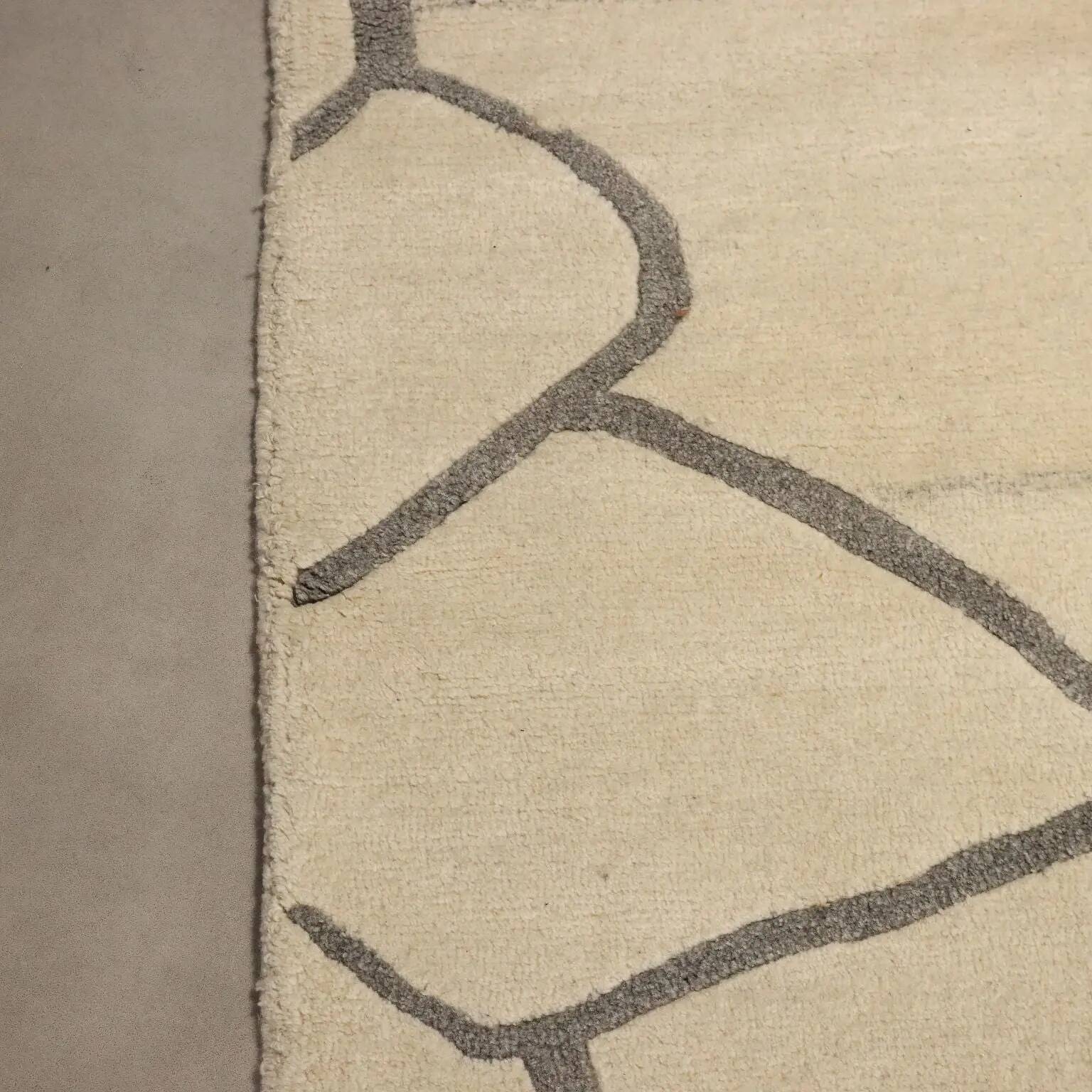 Vintage Cretto Sartori rug in wool, fine knot, 118 x 157 in.