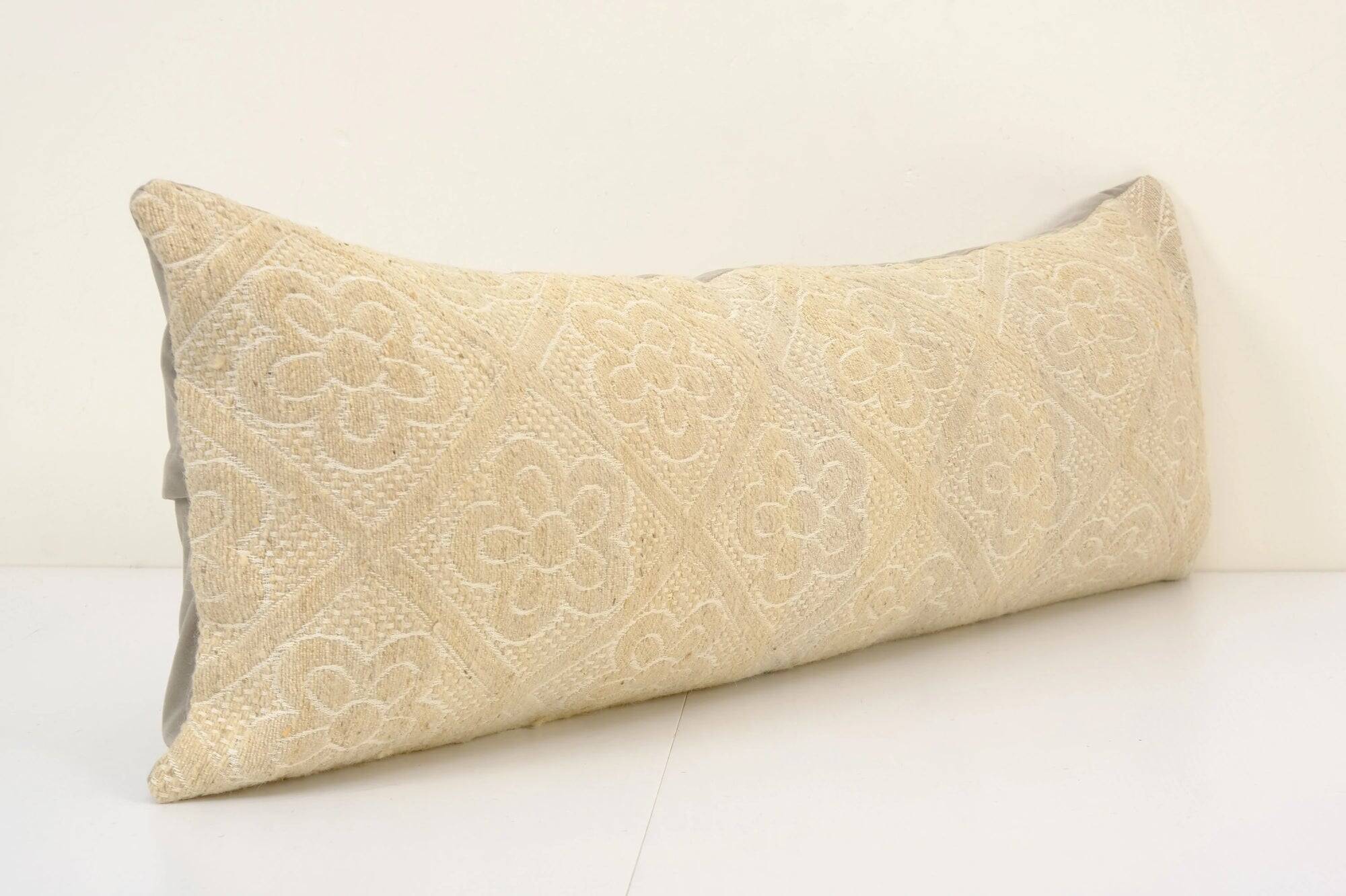 Housse de coussin kilim vintage 30x102 cm