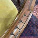 Set of 4 Victorian English chairs, 19th century, in mahogany