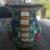 Cerart Monaco 50's floral pattern slip vase
