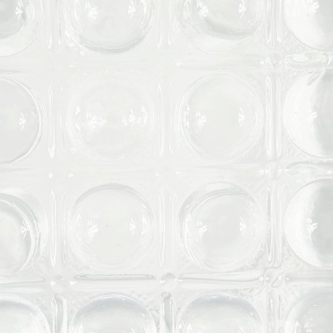 Lustre en verre bulle de style mid-century par Helena Tynell pour Limburg, années 1970.