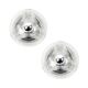 Pair of Space Age Glass 'Wave' Ceiling Lights by Koch & Lowy for P&P, 1970s