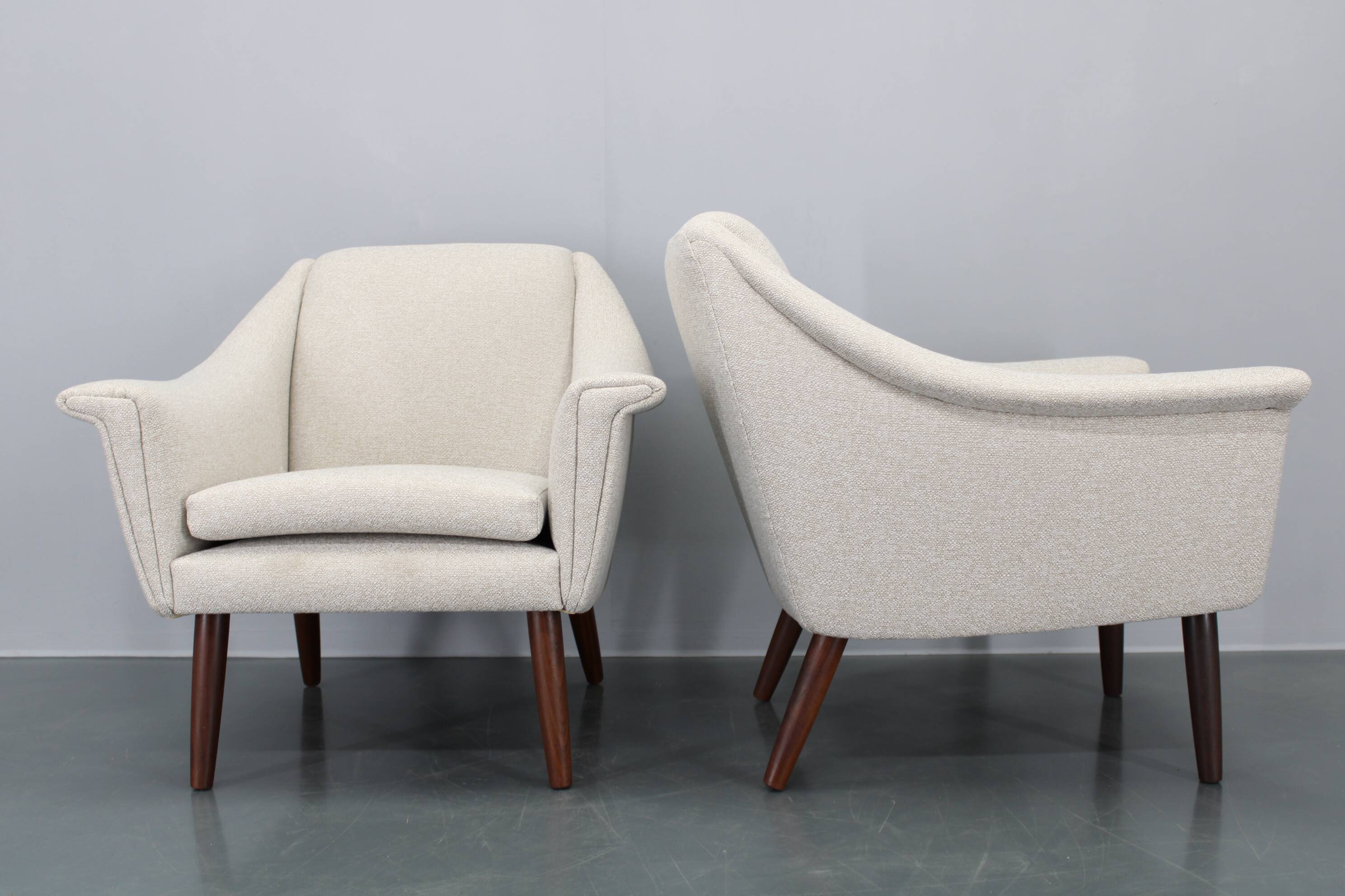 1960s Pair of Danish Restored Armchairs