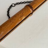 Miroir ancien en bois façon bambou