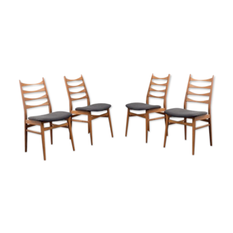 Set de chaises années 60 hêtre massif