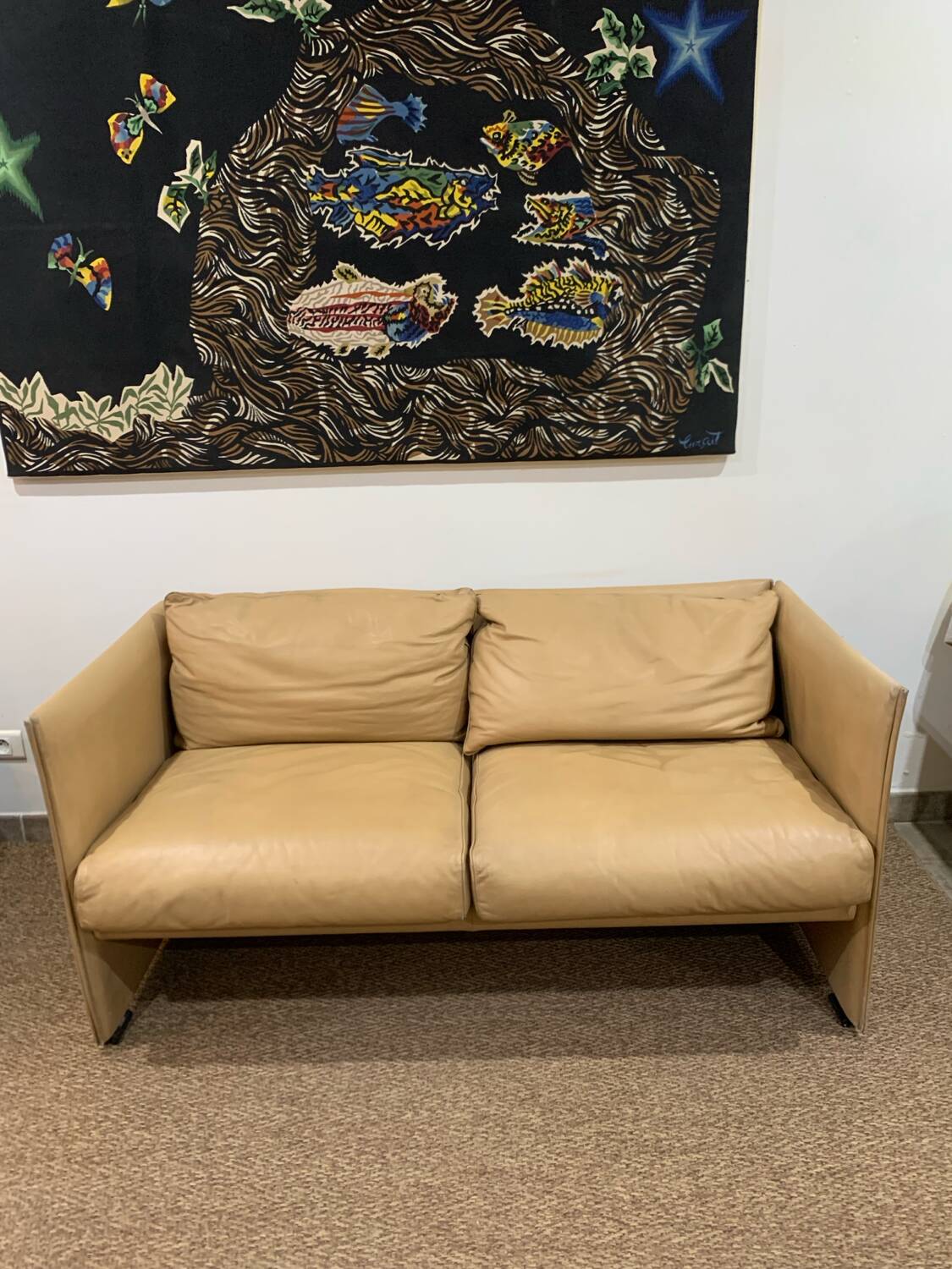 Vintage leather sofa