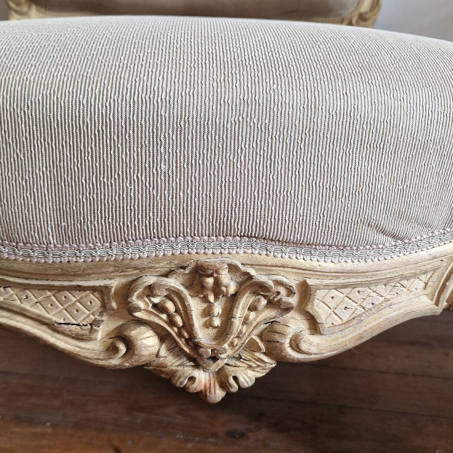 Pair of Queen's armchairs in Louis XV style