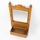 Item Name French Wooden Shaving Cabinet with Mirror, 1890s