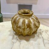 Vase en grès ancien Boule Citrouille