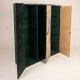 Guido Faleschini Astro Smoked Glass and Suede Cabinets for i4 Mariani 1979
