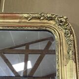 Miroir 19ème doré