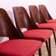 Set of 4 Dining Chairs, Radomír Hofman, 1960s