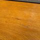 Table basse scandinave vintage bois et acier noir 1960
